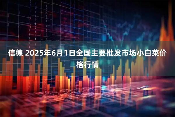 信德 2025年6月1日全国主要批发市场小白菜价格行情